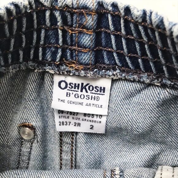Vintage Oshkosh elastic waist jeans 2T - Picture 3 of 6